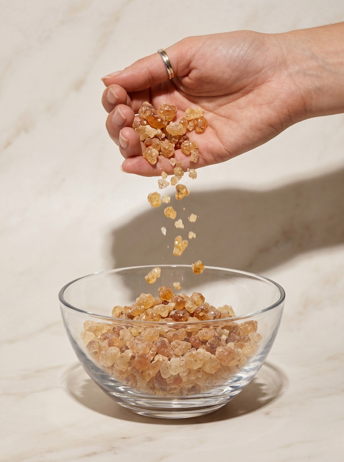 Raw Gum Acacia resin nodules